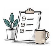 Gentle first visit icon for downsizing consultation